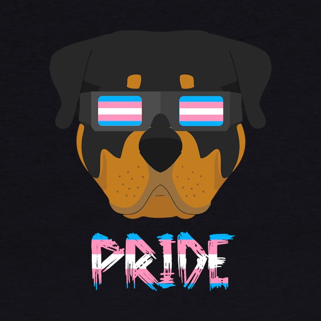 Rottweiler Transgender Flag Lgbt by MarrinerAlex